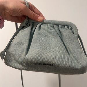 Steve Madden Loved Denim NIKKI Micro Kisslock Crossbody Bag